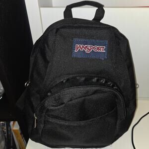 Jansport Halfpint black mini backpack